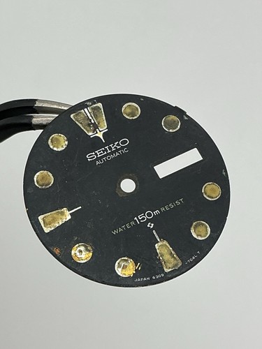 Seiko 6309 7040 dial - dec, 1979