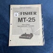 Manuale di servizio giradischi