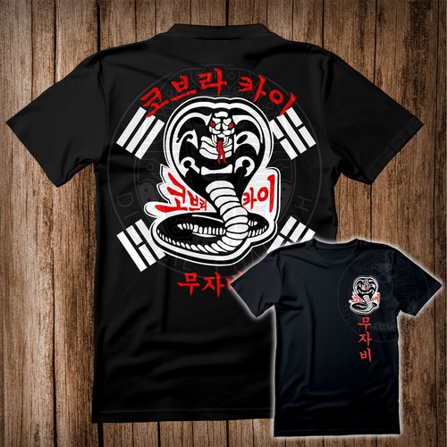 Shirt uomo black cobra kai - t-shirt,
