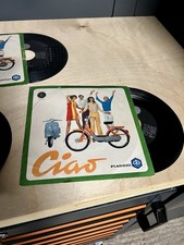 Disco In Vinile 45 Giri Gadget Pubblicitario Piaggio Ciao