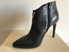 SGN Giancarlo Paoli Stivali Tronchetti Nero Pelle Black Ankle Boots n 38