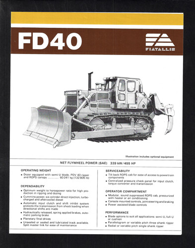Fiatallis fd40 tractor page - tractor, 4