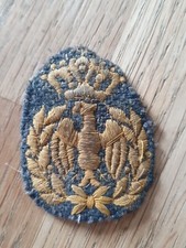 WW2 ITALIAN AIR FORCE FORAGE CAP PITH HELMET Sun Hat BADGE Regia Aeronautica