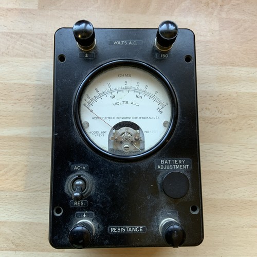 Vintage voltmeter weston - vintage,