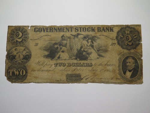 Banconota 2 1851 - banconota, $2