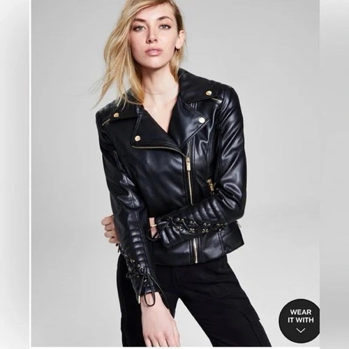 Guess giacca moto ecopelle - guess,