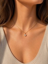 Collana donna oro con ciondolo