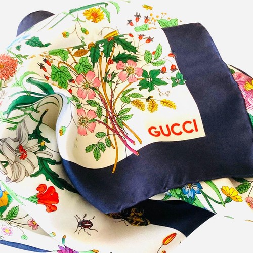 Sciarpa gucci seta floreale - sciarpa, in