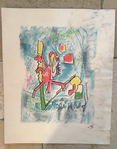 Lithographie roberto matta - /,