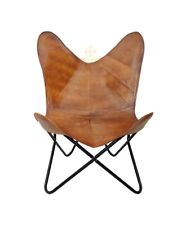 Farfalla Chair-Genuine pelle