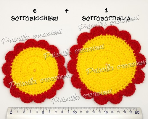 Sottobicchieri 1 - 6, +