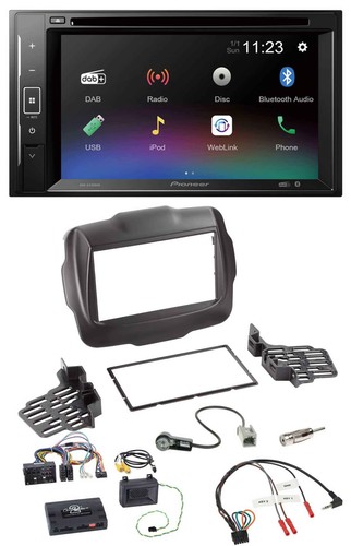 Pioneer volante bluetooth usb - pioneer,