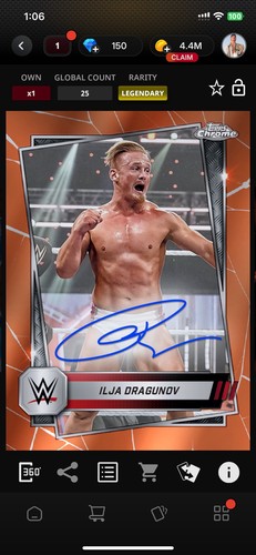 Topps slam wwe 2025 chrome - 2025,