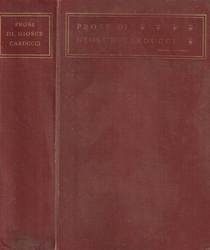 Prose mdccclix mcmiii - prose., mdccclix-