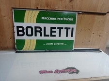 Targa smaltata bifacciale