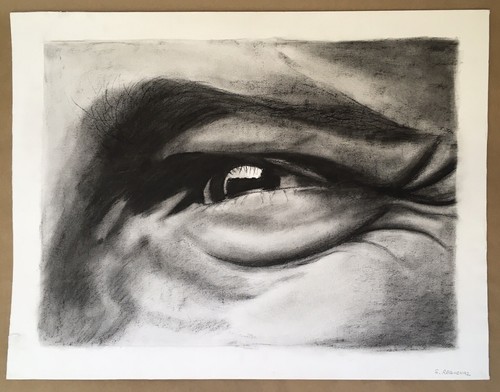 Disegno originale carboncino - originale,