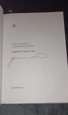 Autografo patti smith autograph LIBRO a book of days ed. italia hand signed rock