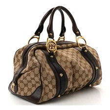Gucci Boston Bag Large Canvas