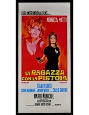 locandina LA RAGAZZA CON LA PISTOLA monica vitti mario monicelli B273