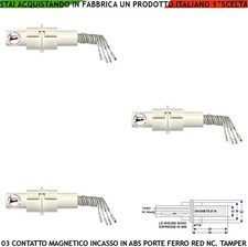 Contatto Magnetico ABS Incasso
