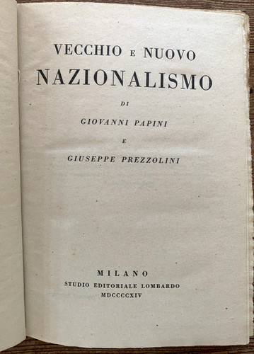 Papini giovanni prezzolini - papini,