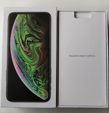 SCATOLA VUOTA SOLO IMBALLAGGIO AL DETTAGLIO + PELLICOLA DI FABBRICA PELLICOLA GUARNIZIONE INVOLUCRO PER APPLE IPHONE XS MAX