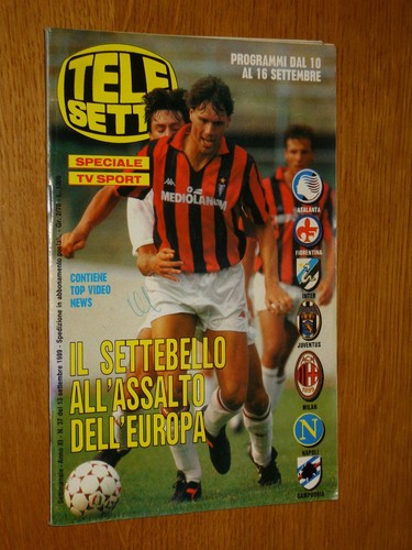 Telesette 1989 marco van - 1989/37=marco,