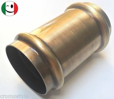 GIUNTO TELESCOPICO PER CANOTTO CANNA OTTONE DA Ø 32 BRONZATO - BRONZO