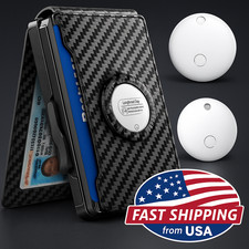 Men Slim RFID Wallet Tracker