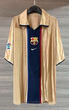 Maglia Barcellona 2001 Rivaldo Taglia XL Vintage 