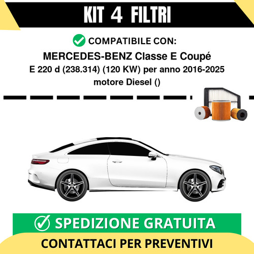 Kit tagliando filtri - filtri, per