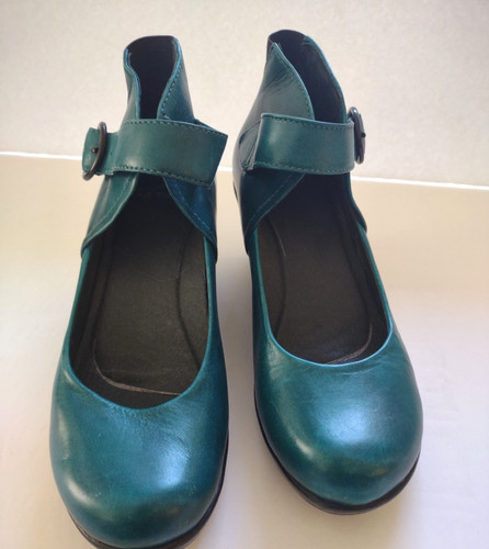 Scarpe con zeppa - teal, dansko