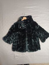 Pelliccia Ecologica nera Tg M