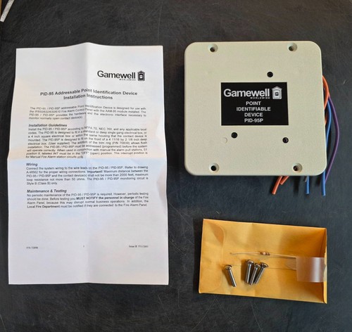 Gamewell fci pid 95p - fci, pid-95p