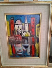 Gustavo Boldrini, olio su