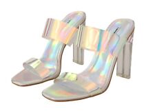 Scarpe WINDSORSMITH sandali con tacco alto antiscivolo argento EU36 / US5,5 $150