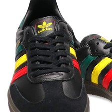 Adidas Samba OG Sneakers Jamaica Rasta Retro Nero Scarpe da Ginnastica Originali Taglia 5UK