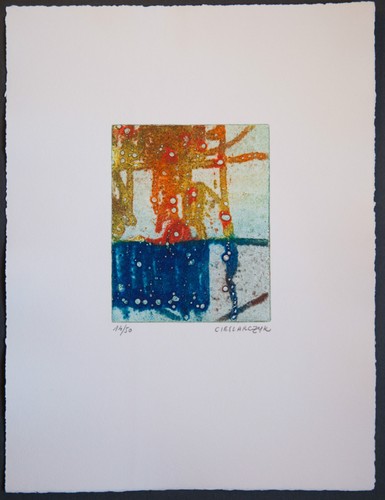 Cieslarczyk litho signée - litho,