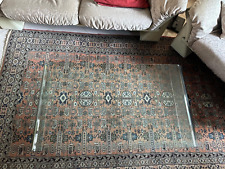 Tavolino da salotto in cristallo curvato 