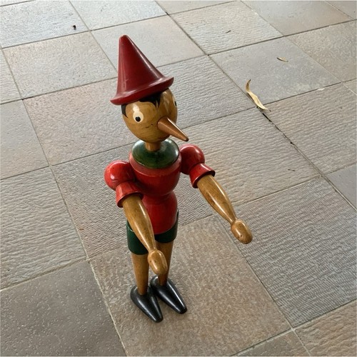 Burattino pinocchio legno - burattino,