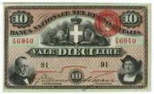 10 LIRE BANCA NAZIONALE NEL