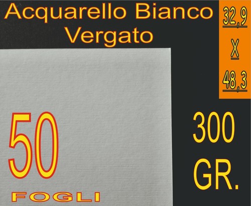 Fogli carta acquarello - 50,