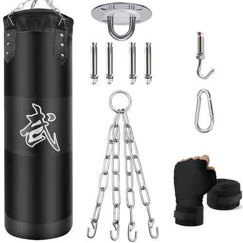 Sacco boxe appendere set - da,