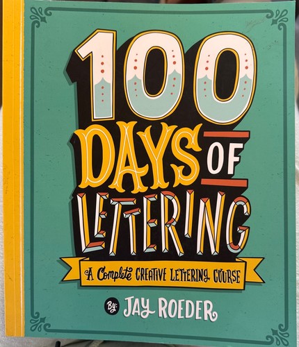 100 days lettering - days, of