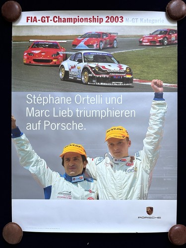 Poster porsche 2003 fia - poster, gt