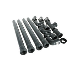 Kit tubi collegamento scarico - collegamento,