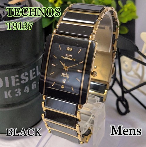 Orologio technos uomo nero - uomo,