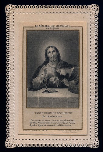 Santino merlettato holy - santino, merlettato-holy