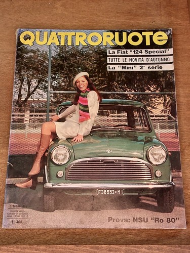 Quattroruote ottobre 1968 - quattroruote,