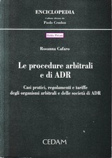 Le procedure arbitrali e di